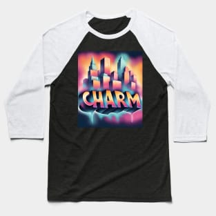 COLORFUL CHARM CITY DESIGN Baseball T-Shirt